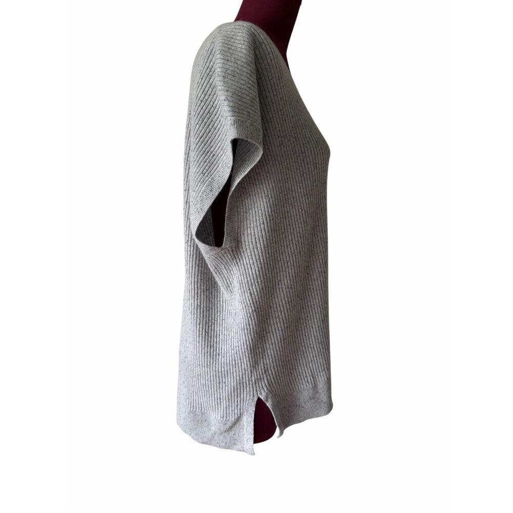 Autograph Cashmere Vest Top Ribbed Knitted Gray Large - Picture 8 of 8